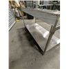 Image 9 : 63" x 29" Stainless Steel Work Table W/Backsplash|TY8/R5
