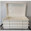 Image 3 : 18" x 26" x 3 " Pizza Dough Proofing Boxes - Lot of 4|NB2/FtB