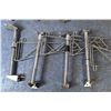 Image 2 : Wire Shelves & Adjustable Single Shelf Post Brackets - Lot of 12pcs|NB5/R4-1