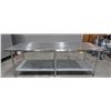 Image 1 : 96" x 30" Stainless Steel Work Table|Int1/L9