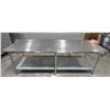 Image 2 : 96" x 30" Stainless Steel Work Table|Int1/L9
