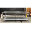 Image 1 : 96" x 30" Stainless Steel Work Table|Int4/L9