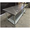 Image 2 : 96" x 30" Stainless Steel Work Table|Int4/L9