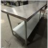 Image 6 : 84" x 30" Stainless Steel Work Table|Int5/L9