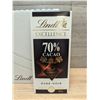 Image 2 : Lindt Excellence Dark 70% Cocoa Chocolate Bar, 100g - Lot of 20 (1 Case)|L6CR2