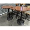 Image 10 : Granite Round Bar & Square Dining Tables - Lot of 6pcs|R9Pallet