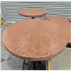 Image 11 : Granite Round Bar & Square Dining Tables - Lot of 6pcs|R9Pallet