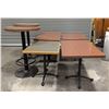 Image 2 : Granite Round Bar & Square Dining Tables - Lot of 6pcs|R9Pallet