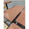 Image 7 : Granite Round Bar & Square Dining Tables - Lot of 6pcs|R9Pallet
