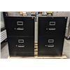 Image 1 : Black Metal File Cabinets - Lot of 2|R9Pallet