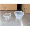 Image 4 : 2 & 4oz Plastic Containers With Lids - Lot of Approx. 3425pcs|LL-34/R9Pallet