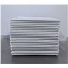 Image 1 : Front of The House 10-1/2" White Square Plates - Lot of 22pcs|LL-43/R2Pallet
