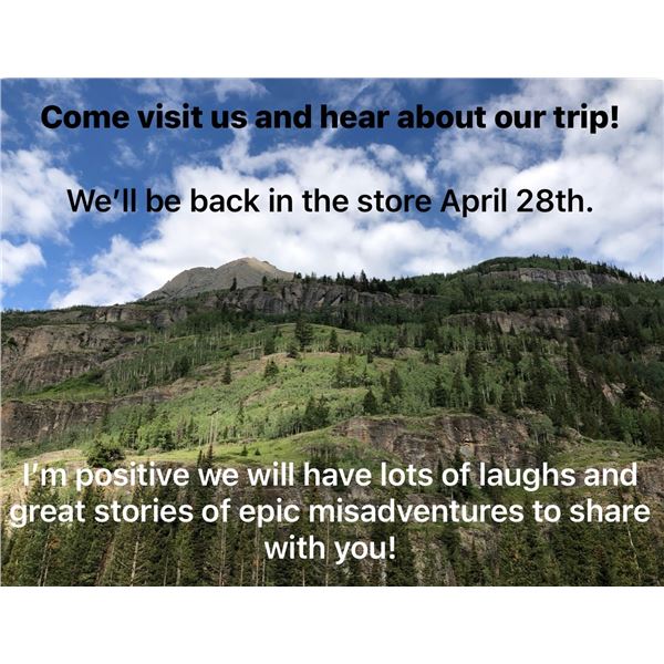 We’re Hiking Again