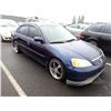 Image 2 : 2002 Honda Civic RUNS WITH MECHANICAL PROBLEMS