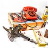 Image 2 : Assorted Vintage Toy Collection Cap Guns Cars More
