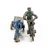 Image 3 : Kilgore Special Delivery Cast Iron Toy Motorcycle+