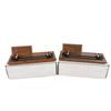 Image 1 : (2) Marklin Train Wooden Desk Displays w Nameplate