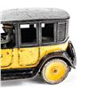 Image 7 : 1920s Arcade 9" Yellow Cab Cast Iron Toy w Driver