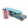 Image 2 : Original 12" Arcade Cast Iron Toy Safety Coach Bus