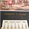Image 14 : Collection of (32) 1914 Advertising Wall Calendars