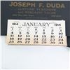 Image 2 : Collection of (32) 1914 Advertising Wall Calendars