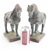 Image 2 : Mid Century ABCO 11" Chalkware Horse Statue Pair