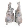 Image 8 : Mid Century ABCO 11" Chalkware Horse Statue Pair