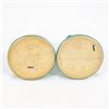 Image 8 : Van Briggle Pottery Tulip Bowl & Candlestick Set