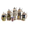 Image 2 : Collection of (5) Vintage "German" Beer Steins