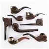 Image 10 : 7 Carved Briar Smoking Pipes