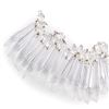 Image 2 : Dazzling 9.5" Crystal & Marble Pedestal Base