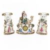 Image 1 : Vintage German Porcelain Bisque Clock & Vase Set