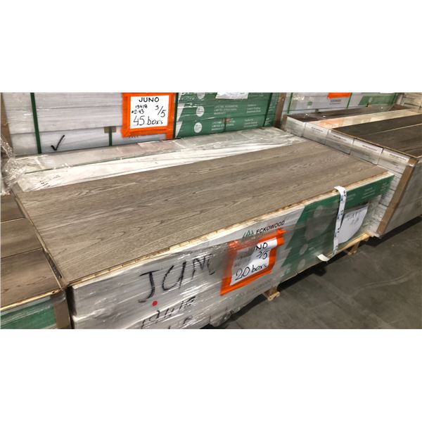 1,052.55SQ FT OF ECKO JUNO ENGINEERED WOOD FLOORING