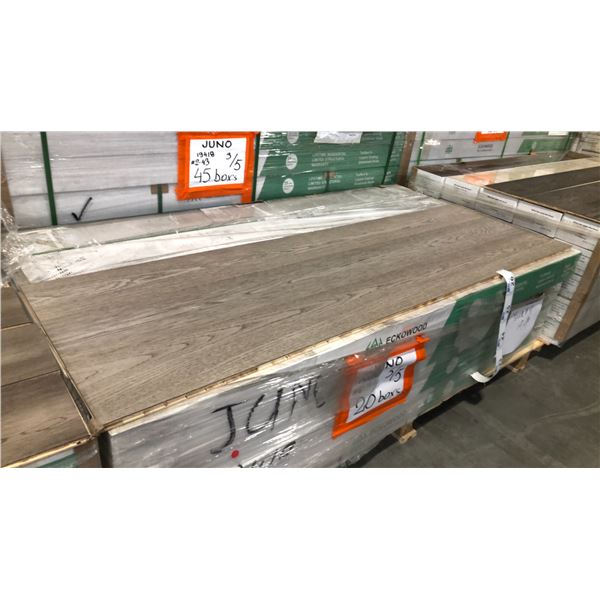 1,052.55SQ FT OF ECKO JUNO ENGINEERED WOOD FLOORING
