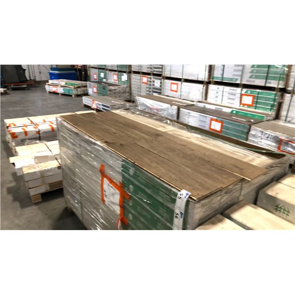 1,395.9SQ FT OF ECKO NEW BROWN ENGINEERED WOOD FLOORING