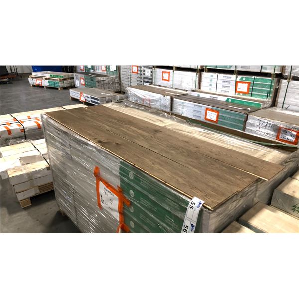 1,209.78SQ FT OF ECKO NEW BROWN ENGINEERED WOOD FLOORING