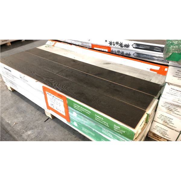 1,672.8SQ FT OF ECKO CHAMSOM DE GESTE 9" ENGINEERED WOOD FLOORING