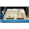 Image 2 : PALLET OF EQUIPE 18.6X5.2CM TILES, COLOUR CHEVRON WALL SKY WHITE RIGHT, 48 PIECES PER BOX, APPROX