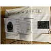 Image 3 : PATIO BLISS BEIGE WICKER OUTDOOR PATIO EGG CHAIR WITH BLUE CUSHION *DISPLAY ONLY, NOT IN BOX*
