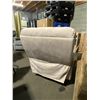Image 4 : CREAM MICROFIBER OVERSIZED ROCKING RECLINING ARM CHAIR