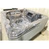 Image 1 : ISLAND SPAS CAYMAN 45DB BROWN MARBLE 7 SEAT 45 JET HOT TUB W/COVER