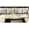 Image 3 : PATIO BLISS 7PCS BROWN RATTAN OUTDOOR SOFA SET WITH CREAM CUSHIONS IN BOX *4 BOXES*