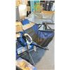 Image 2 : PAIR OF RIO SWINGING FOLDING HAMMOCK CHAIRS WITH SOFT TRANSPORT BAG