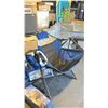 Image 2 : PAIR OF RIO SWINGING FOLDING HAMMOCK CHAIRS WITH SOFT TRANSPORT BAG