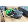 Image 2 : CASE OF 12 PAIRS OF EASTON MAKO.20 LOW WF2 BLACK/GREEN CLEATS SIZE 6Y