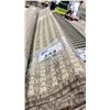 Image 2 : TREASURE GARDEN 2 TONE GREY & CREAM PATTERNED INDOOR / OUTDOOR 62"W PATIO AREA MAT