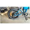 Image 3 : ALIEN H-20 BLUE FOLDABLE FAT TIRE ELECTRIC BIKE *NEW IN BOX*