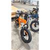 Image 2 : ALIEN H-20 ORANGE FOLDABLE FAT TIRE ELECTRIC BIKE *DISPLAY ONLY, NEW*