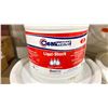 Image 2 : 3- 8 KG BUCKETS OF POOL PROTECT STABILIZER BALANCER & 1- 5L JUG OF CLEARWATER LIQUI-SHOCK