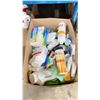 Image 2 : BOX OF ASSORTED SPA/POOL CHEMICALS, TEST STRIPS, PUCKS & SCUMBUGS
